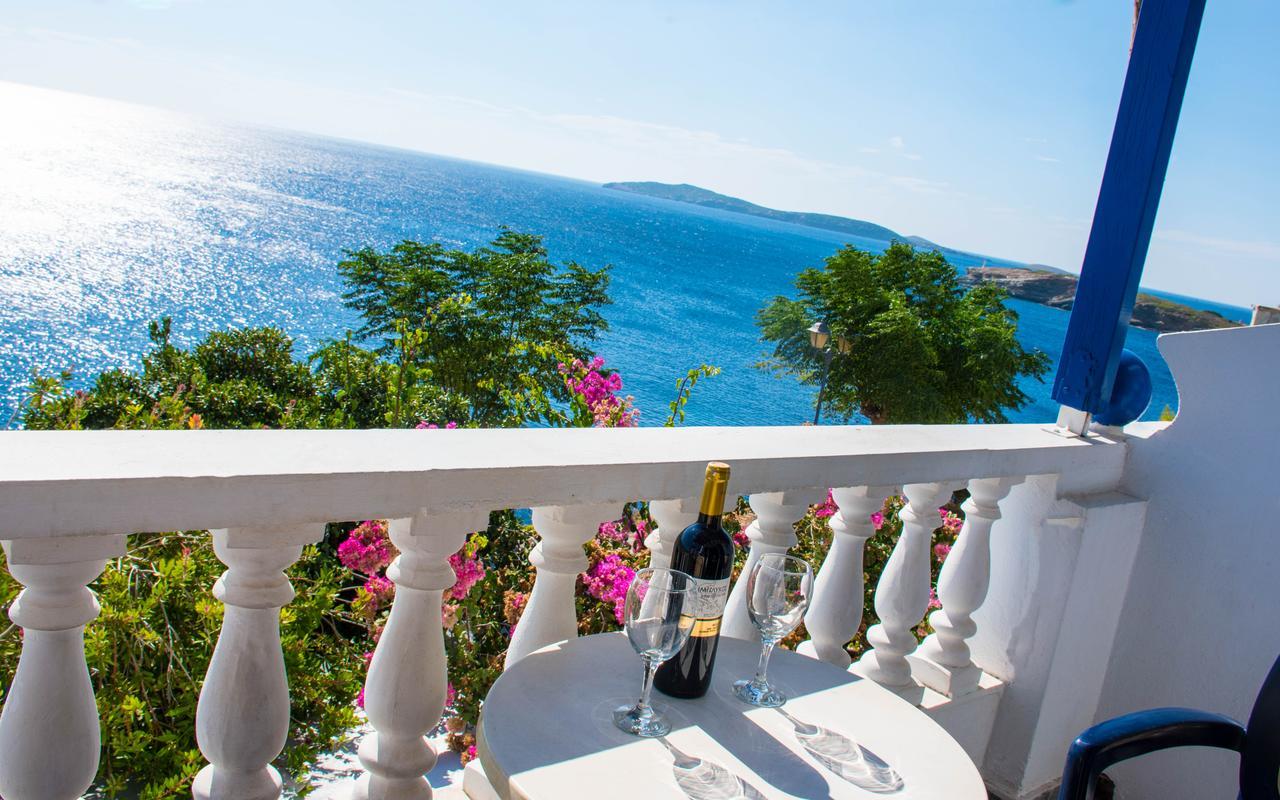 Marisini Sea View Aparthotel Batsi  Bagian luar foto